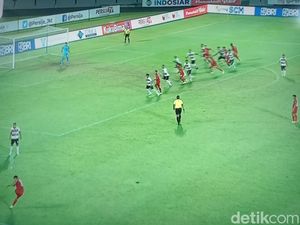 Telak, Madura United Unggul 3 Gol Atas Persija di Babak Pertama
