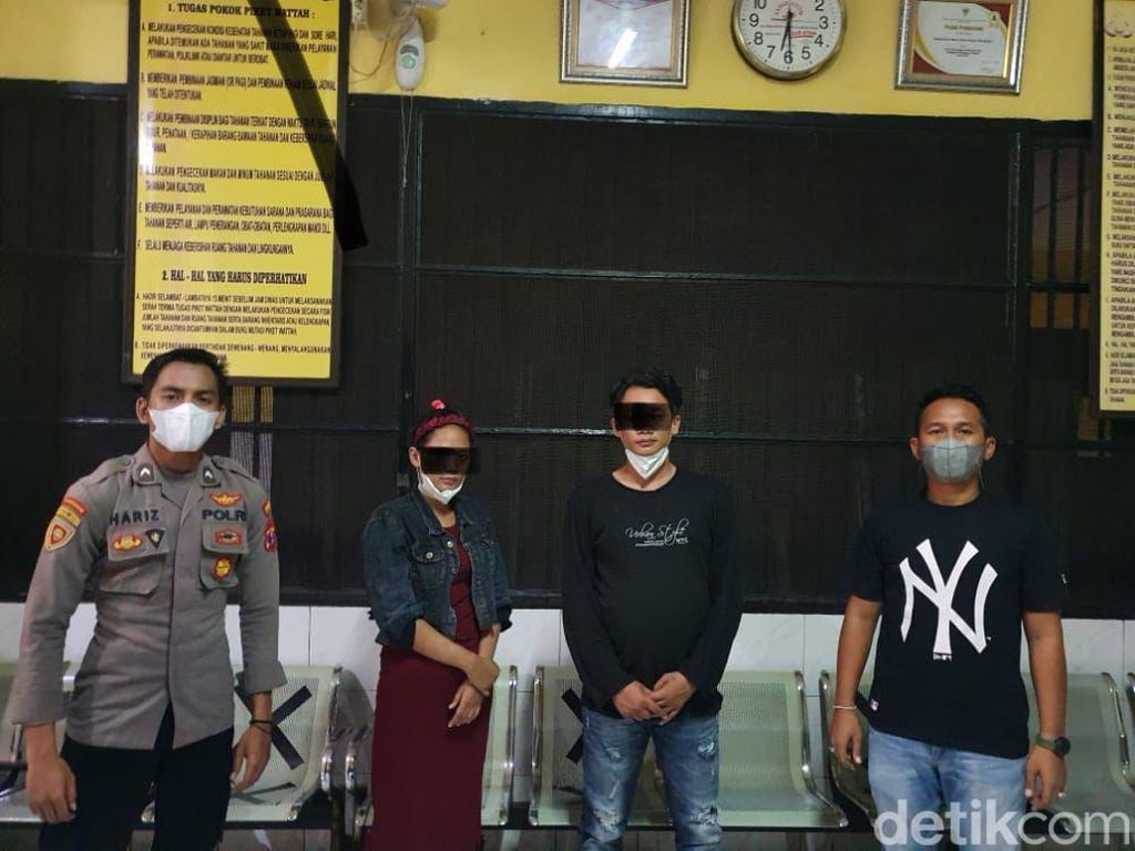 Pasutri Kurir Narkoba Asal Sidoarjo Tertangkap Ambil Sabu di Surabaya
