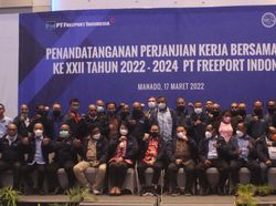 Karyawan Freeport Dapat Kenaikan Gaji dan Tunjangan