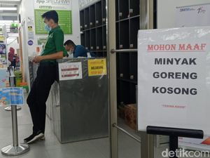 Minyak Goreng Kemasan Masih Langka di Makassar, Stok di Minimarket Kosong Minyak Goreng Kemasan Masih Langka di Makassar, Stok di Minimarket Kosong