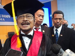 Jadi Profesor Kehormatan Unhas, SYL Bicara Hukum Positif-Kearifan Lokal