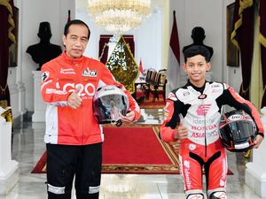 Kenalkan Veda Ega, Pebalap Usia 13 Tahun yang Ikut Parade MotoGP