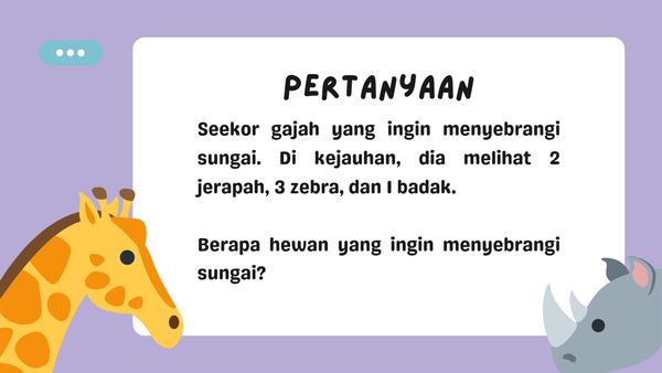 Susah-susah Gampang, Awas Teka-teki Ini Bikin Kamu Terjebak!