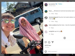 Kala Pembalap Moto2 Panik Diboncengi Gadis Lombok Kala Pembalap Moto2 Panik Diboncengi Gadis Lombok