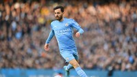 Bernardo Silva kerap tampil sebagai pemecah kebuntuan. Total sudah delapan gol dikemasnya (Getty Images)