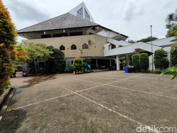Banjir di Gereja Jemaat Sumber Kasih di Lebak Bulus Jaksel Sudah Surut