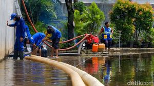 Mesin Pompa Sedot Banjir di Lebak Bulus, Tak Jauh dari Sumur Resapan