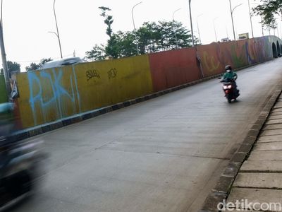 Miris, Flyover Instagrammable di Tangsel Jadi Korban Vandalisme