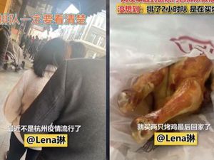 Ngakak! Niat Antre Mau Test Swab Malah Nyasar di Antrean Beli Ayam Panggang