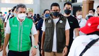 Sandiaga Pantau Kesiapan Bandara MotoGP Mandalika