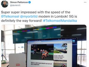 Jurnalis Inggris Kaget Lihat Koneksi Telkomsel di Mandalika, Kenapa? Jurnalis Inggris Kaget Lihat Koneksi Telkomsel di Mandalika, Kenapa?