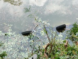 Truk Bermuatan Material Nyemplung di Waduk Sermo Kulon Progo