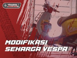 Intip Modifikasi Vespa Langka Milik Awkarin