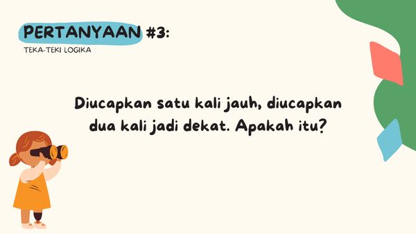 Latih Kecerdasan Otak Kamu Dengan Teka-teki Logika Ini