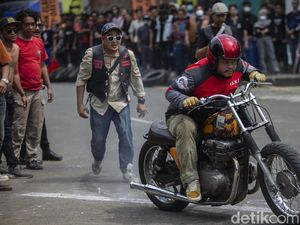 Bukan Mandalika, Motor-motor Klasik ini Balapan di Ancol