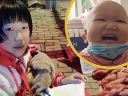 Demi Bantu Pengobatan Kanker Sang Adik, Bocah Ini Rela Jualan Ubi di Pinggir Jalan