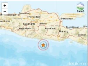 Gempa M 3,2 Guncang Trenggalek Gempa M 3,2 Guncang Trenggalek