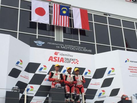 Reykat Yusuf Fadilla di Race 1 Asia Talent Cup (ATC) Mandalika 2022