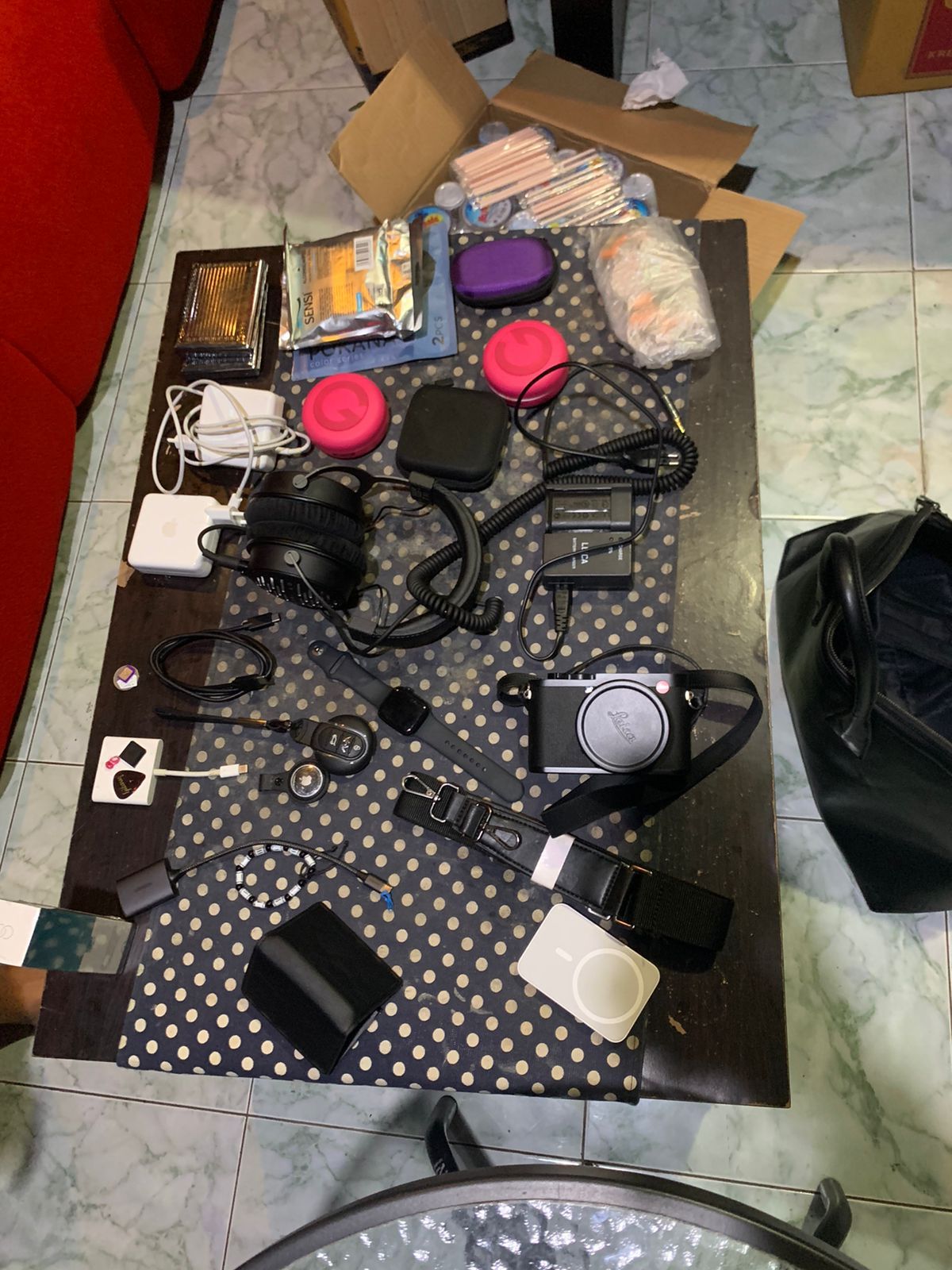 Sejumlah barang milik Pamungkas yang sempat digasak oleh pencuri.