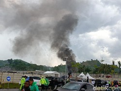 Asap Hitam di Mandalika, Penonton MotoGP 3 Jam Menunggu Shuttle Bus