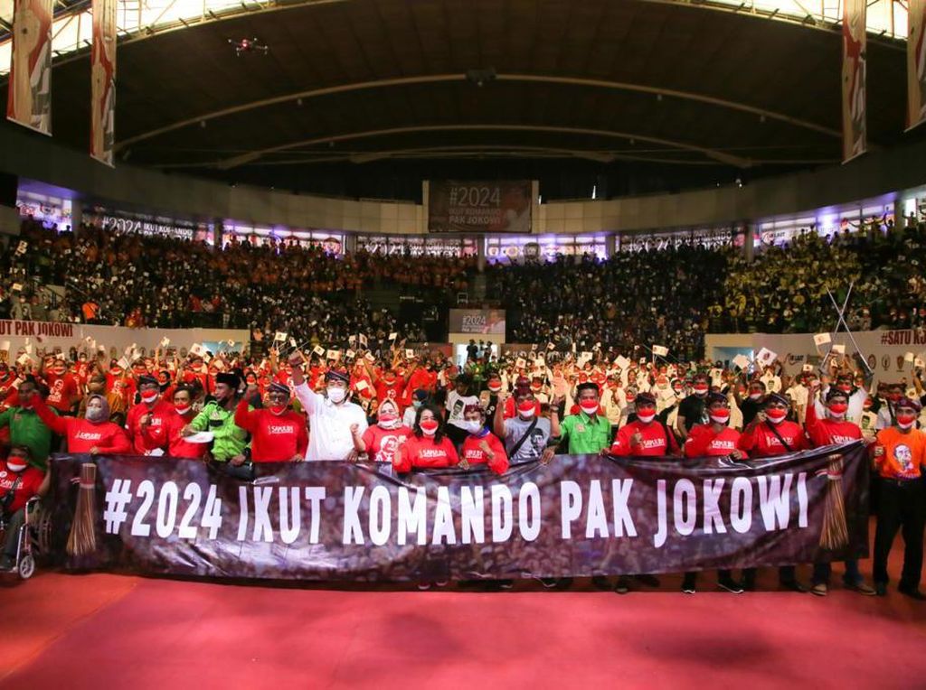 Gabungan Relawan Surabaya Raya Janji Setia-Satu Komando Ikut Jokowi di 2024