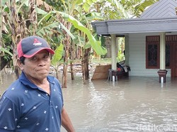 Banjir di Bojonegoro, Warga: Ora Iso Polah Piye-piye Ngene Iki