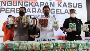 Bareskrim Polri Amankan 84 Kg Sabu