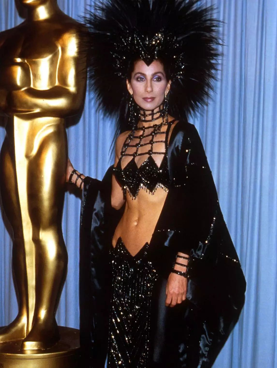 Cher in Bob Mackie for the 58th Academy Awards (1986)