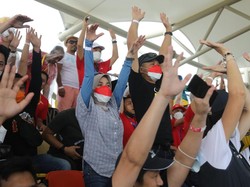 Antusias Ganjar Nonton MotoGP Mandalika, Sempat Deg-degan Gegara Hujan