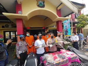 Komplotan Begal Sadis di Surabaya Dibekuk