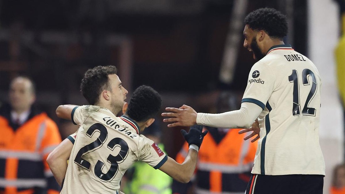 Liverpool ke semifinal Piala FA 2021/2022. (Foto: Getty Images/Matthew Lewis)