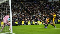 Anak asuh Xavi Hernandez memimpin 2-0 di babak pertama lewat gol Pierre-Emerick Aubameyang dan Ronald Araujo.