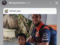 Dipuji Miguel Oliveira, Instagram Risman Diserbu Netizen