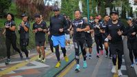 Momen Wali Kota Bogor Bima Arya Lari Pagi
