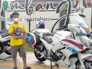 Kini Warga Bisa Mejeng Pakai Moge Polisi, Dapat Hadiah Juga Lho Kini Warga Bisa Mejeng Pakai Moge Polisi, Dapat Hadiah Juga Lho