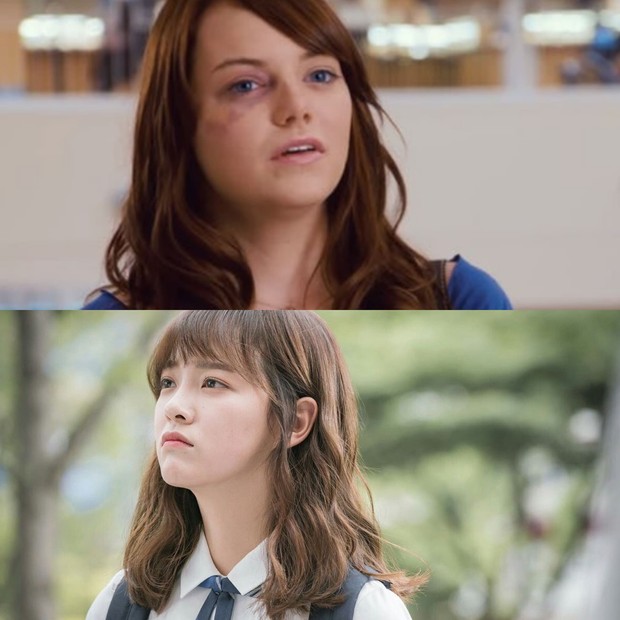 Potret Emma Stone dan Kim Se Jeong di awal karir aktris