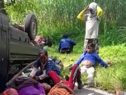 Polisi Sebut Sopir Pikap Terbalik Tewaskan 5 Orang Belum Bisa Dimintai Keterangan