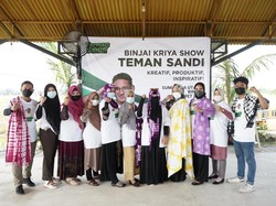 Emak-emak & Milenial di Binjai Dapat Pelatihan Batik dari Relawan Sandi