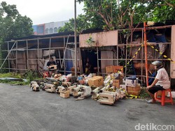 Pembongkaran TPS Pasar Turi Ditarget Tuntas Sepekan