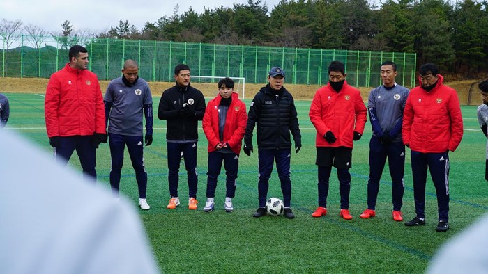 Timnas Indonesia U-19 sudah menjalani latihan di lapangan dalam TC di Korea.
