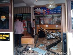 Wanita Bermotor Tabrak Polres Pematangsiantar Jadi Tersangka dan Ditahan