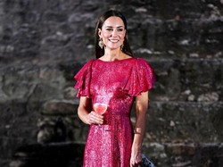 Pretty in Pink! Kate Middleton Tampil Elegan di Situs Kuno Suku Maya