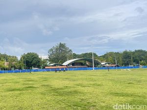 Mengintip Renovasi Lapangan Andi Makkasau Parepare Pakai Rumput Mirip GBK