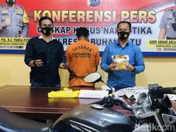 Polisi Tangkap 1 Kurir Narkoba di Labuhanbatu Sumut, 1 Kg Sabu Disita