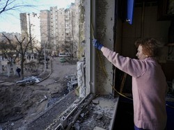 Sunyi Sepi Kota Kiev Dikepung Militer Rusia