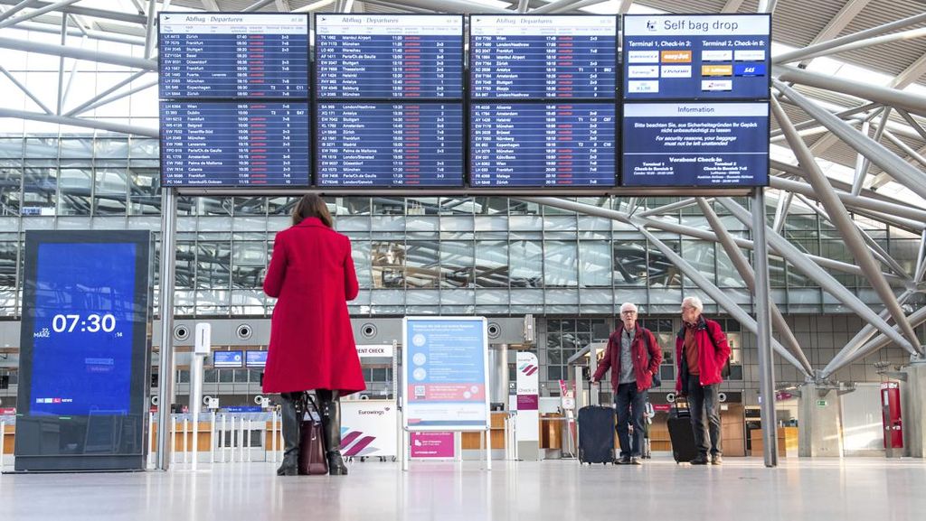 Aksi Mogok Kerja Karyawan Bikin Bandara di Jerman Lumpuh