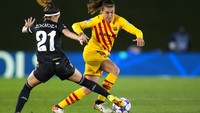 Dalam pertandingan leg pertama perempat final di Estadio Alfredo Di Stéfano, Madrid, Barcelona Femenino menang 3-1 atas rival beratnya itu, Rabu (23/3/2022).