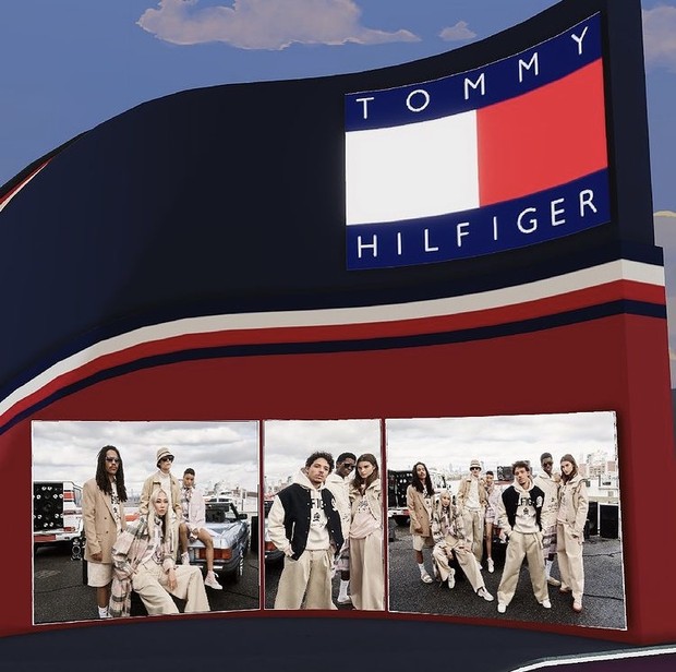 Pop up store Tommy Hilfiger di metaverse/
