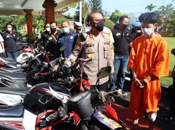 Pemuda Residivis Penganiayaan di Bali 21 Kali Curi Motor untuk Main Game Slot