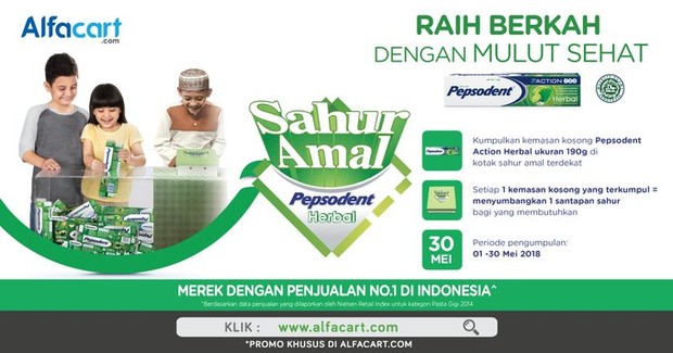 Sahur Amal Pepsodent Herbal/Foto: Twitter Sahur Amal Pepsodent Herbal